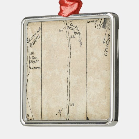 Van New York tot Poughkeepsie 9 Metalen Ornament (Links)