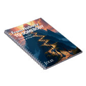 Van niemand naar iemand gepersonaliseerd onderzoek notitieboek (Rechterzijde)