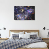 Van niets komen we 30×20 Canvasprint Canvas Afdruk (Insitu (Slaapkamer))