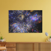 Van niets komen we 30×20 Canvasprint Canvas Afdruk (Insitu (Woonkamer))