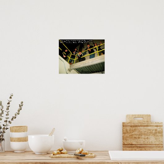 Van niets Poster (Keuken)