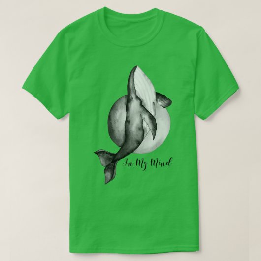 van Noordatlantisch Recht Whale 1 T-shirt (Design voorkant)