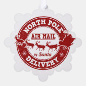 Van Noordpool Levering Kerstcadeau ornament (Achterkant)