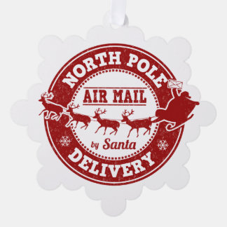 Van Noordpool Levering Kerstcadeau ornament Kaart