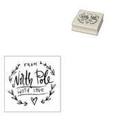 Van Noordpool met Liefde Rubberstempel (Gestempeld)