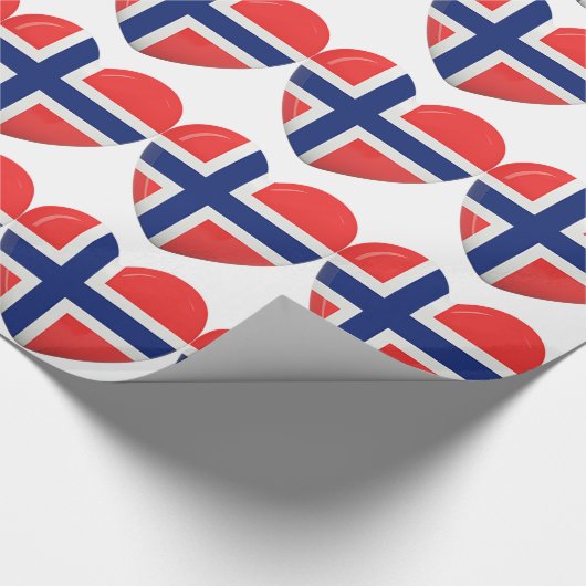 Van Noorwegen met liefde Cadeaupapier (Hoek)