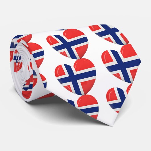 Van Noorwegen met liefde Stropdas (Opgerold)