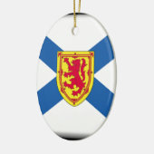 Van Nova Scotia (Canada) de Vlag Keramisch Ornament (Links)