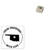 Van Oklahoma met liefde Rubberstempel (Gestempeld)
