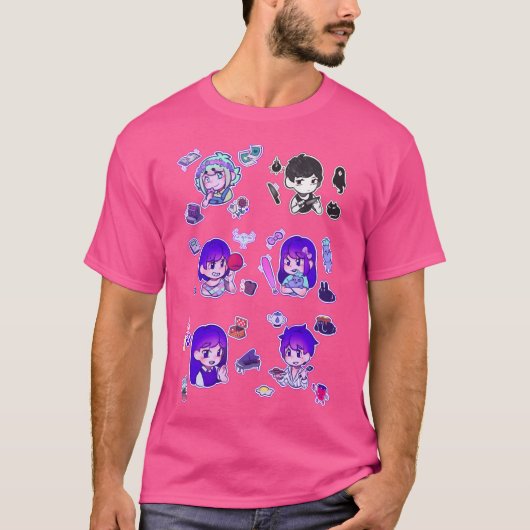 Van Omori Tshirt - Omori Spel - Omori Fanart (Voorkant)
