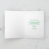 Van Ongeboren Baby: Verwacht Pap Kerst Kaart (Binnen)