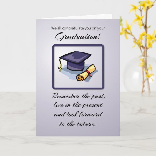 Van ons allemaal, Afstuderen, Herinner je het verl Kaart (Gele Bloem)