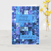 Van ons allemaal een verjaardagskaart kaart (Gele Bloem)