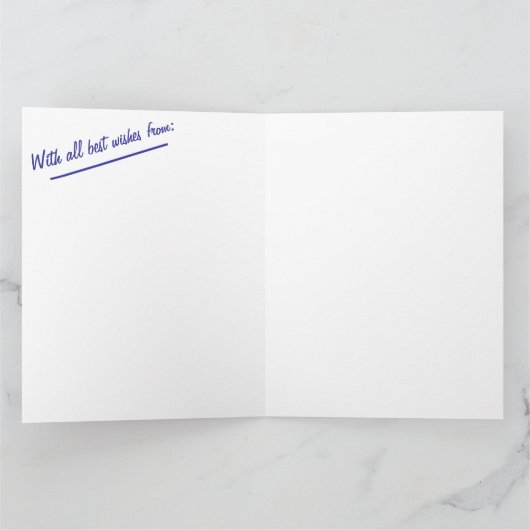 Van ons allemaal  oversized Scroll Kaart (Binnen)