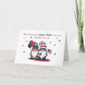 Van ons beiden 4e juli Schattigee kabouters Kaart (Voorkant)