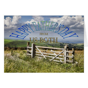 Van ons beiden, een Vaderdag-landschap met een poo