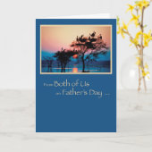 Van ons beiden Vaderdag, Bomen in Water, S Kaart (Gele Bloem)