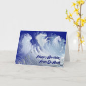 Van ons beiden, verjaardagskaart met surven kaart (Gele Bloem)