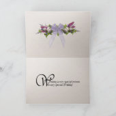 Van ons de hele verjaardag met alstromeria lily bl kaart (Binnen)