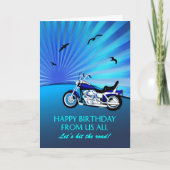 Van ons hele 'Birthday Motorbike Kaart' Kaart (Voorkant)