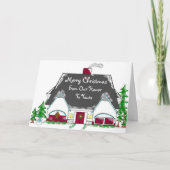 Van Ons Huis aan van u Feestdagen Kaart (Voorkant)
