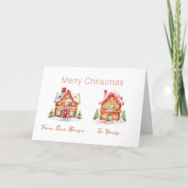 "Van Ons Huis" Gingerbread Christmas Kaart