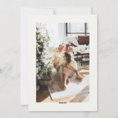 Van ons huis naar de Kaart van uw kerstvakantie (Achterkant)