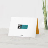 Van ons huis tot aan het jouwe. Hanukkah Wenskaart Feestdagen Kaart (Achterkant)