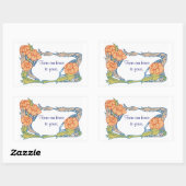 Van ons huis tot de jouwe Sticker aanpassen (Vel)