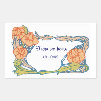 Van ons huis tot de jouwe Sticker aanpassen