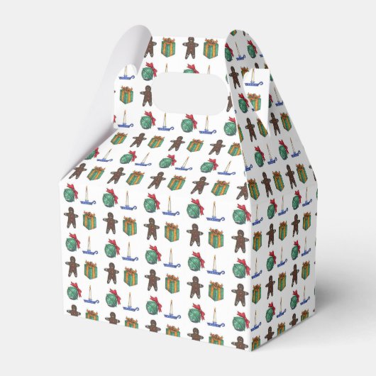 Van ons huis tot uw gepersonaliseerde vakantiebox bedankdoosjes (Voorkant Zijde)