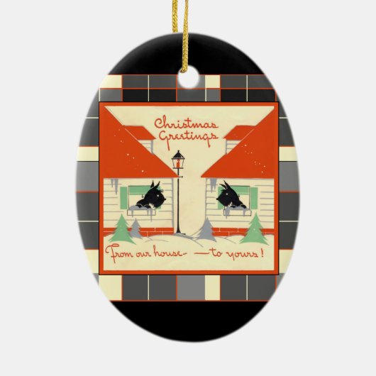 Van ons Huis tot uw Scotty Dog Ornament (Achterkant)