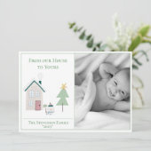 Van ons Huis tot Yours Foto's Feestdagenkaart (Staand voorkant)