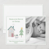Van ons Huis tot Yours Foto's Feestdagenkaart (Voorkant / Achterkant)