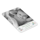 Van ons Huis tot Yours Photo Xmas Holiday Card Magneet (Rechterzijde)
