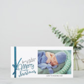 Van Ons Thuis Naar Jouw Kerst Foto Kaart (Staand voorkant)