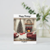 Van Ons Thuis Naar Jouw Thuis Feestdagenkaart (Staand voorkant)