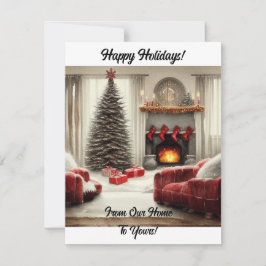 Van Ons Thuis Naar Jouw Thuis Feestdagenkaart