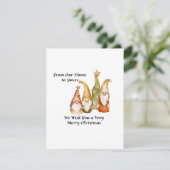 Van Ons Thuis naar Jouw Thuis Feestdagenkaart (Staand voorkant)