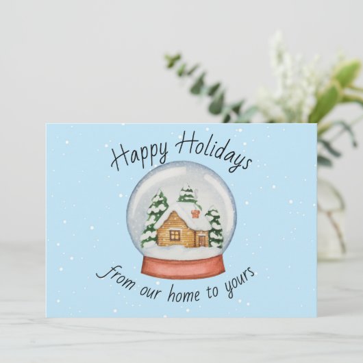 Van ons thuis tot aan de Kaarten met de snowglobe (Staand voorkant)