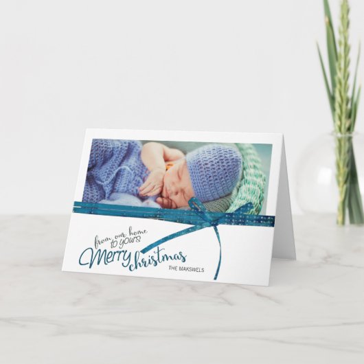 Van ons thuis tot aan uw prettige kerstKaart Feestdagen Kaart (Voorkant)