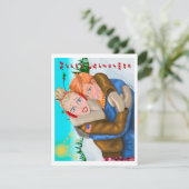 Van ons tot jullie kerstWenskaart Kaart (Staand voorkant)