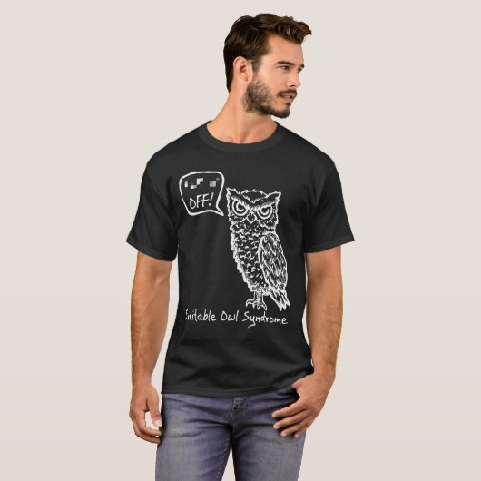 Van onschatbare Owl Syndroom t-shirt grappig verja (Voorkant volledig)