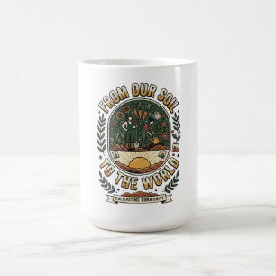 Van onze bodem tot de wereld koffiemok