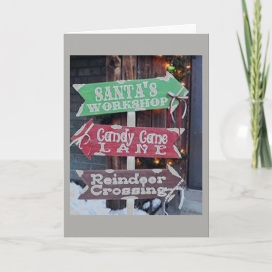 VAN ONZE FAMILIE NAAR UW GEZIN IN CHRISTMAS FEESTDAGEN KAART (Voorkant)