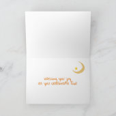 Van onze familie tot jullie oosterse Mubarak Moon  Kaart (Binnen)