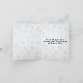 Van onze familie tot uw kerstfoto kaart (Binnen)