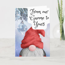 Van onze Gnome tot uw kerst Kaart