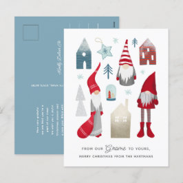 Van onze gnoom tot uw | Scandinavische kerst Feestdagenkaart