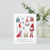 Van onze gnoom tot uw | Scandinavische kerst Feestdagenkaart (Staand voorkant)